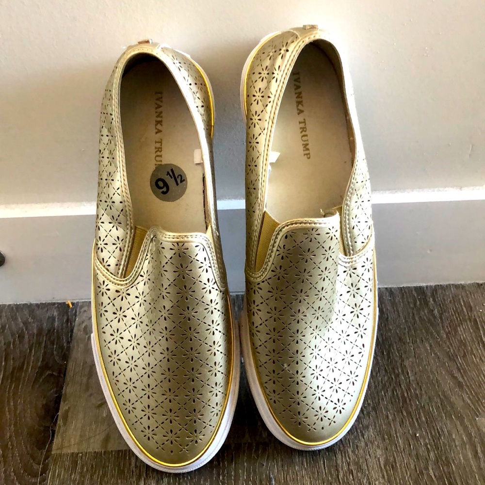 Ivanka Trump Gold Shoes
